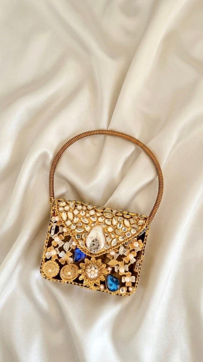 Kundan Mini Casting Clutch