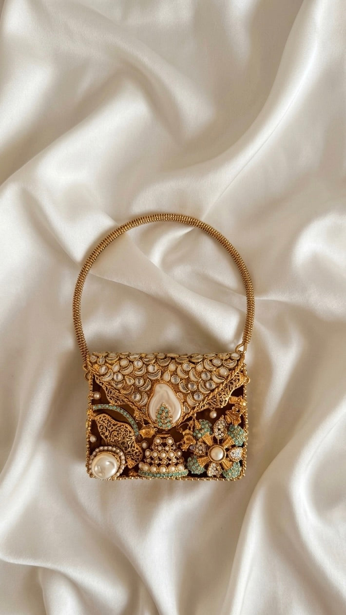 Kundan Mini Casting Clutch