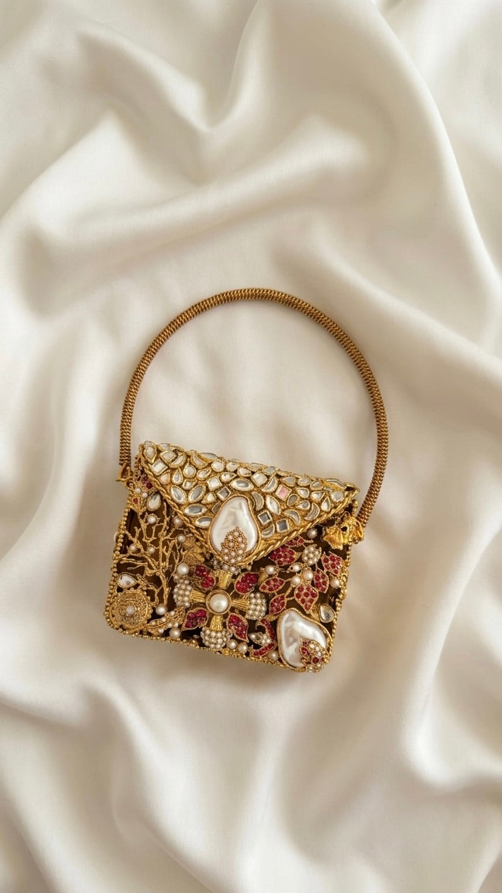 Kundan Mini Casting Clutch