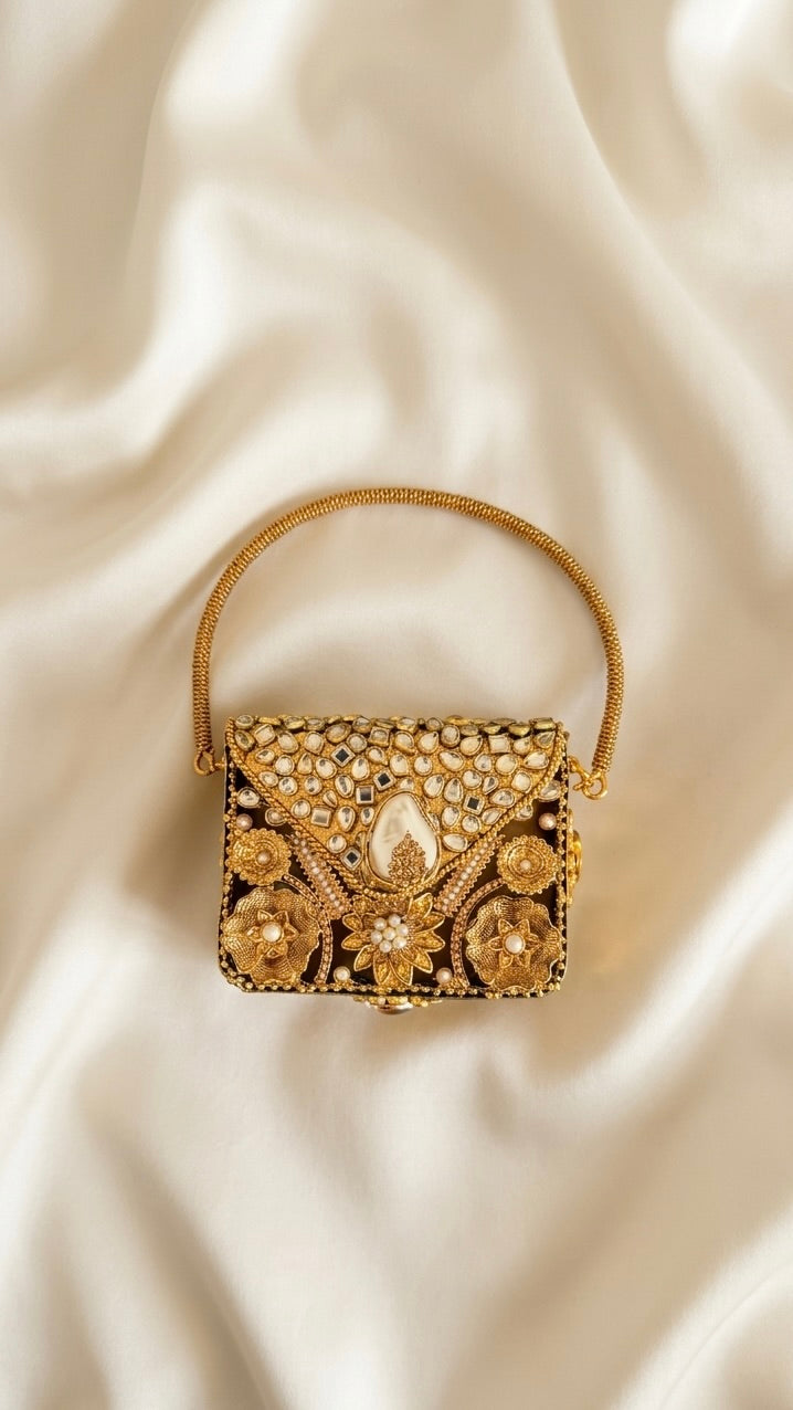 Kundan Mini Casting Clutch