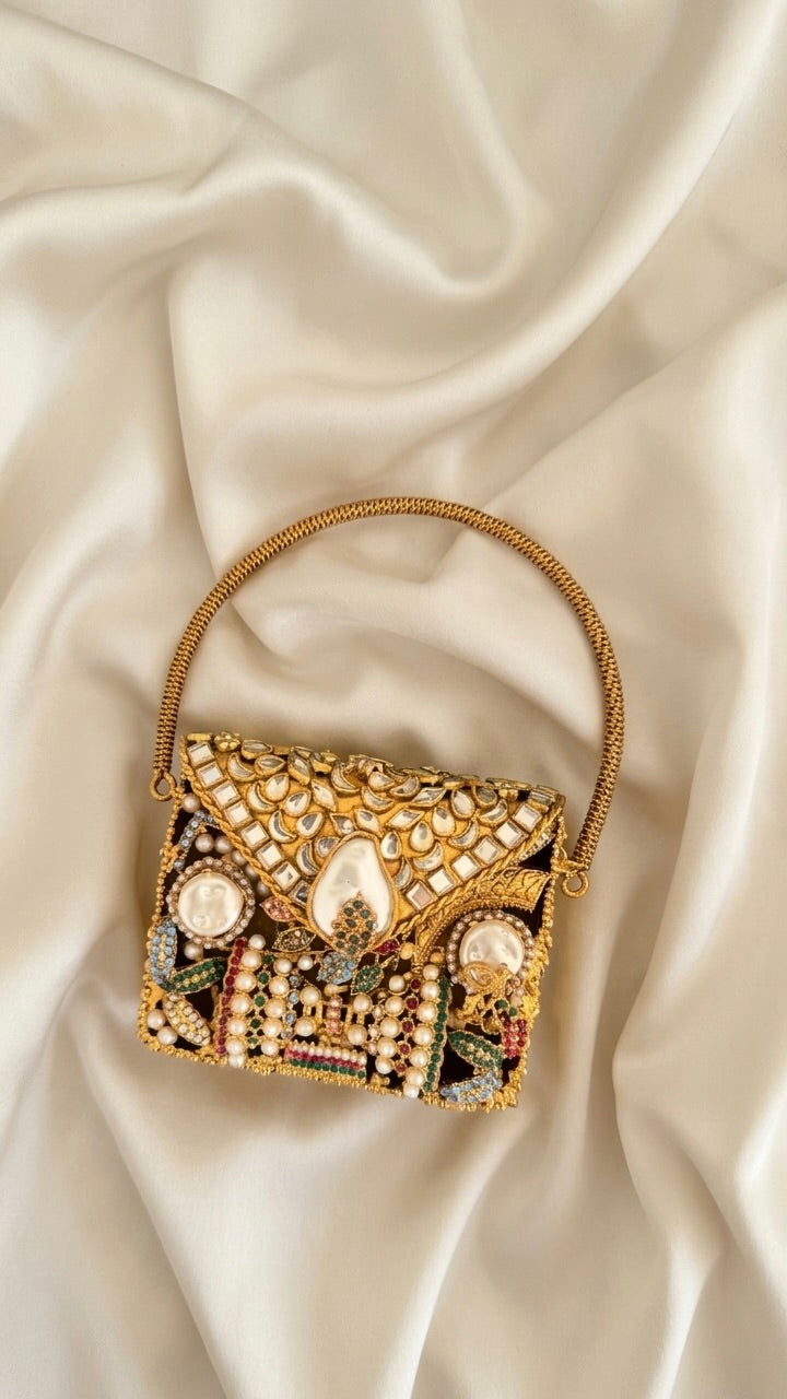 Kundan Mini Casting Clutch