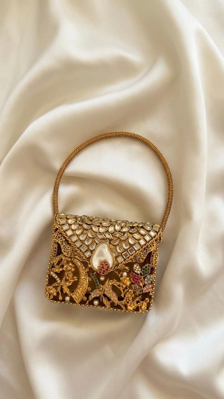 Kundan Mini Casting Clutch