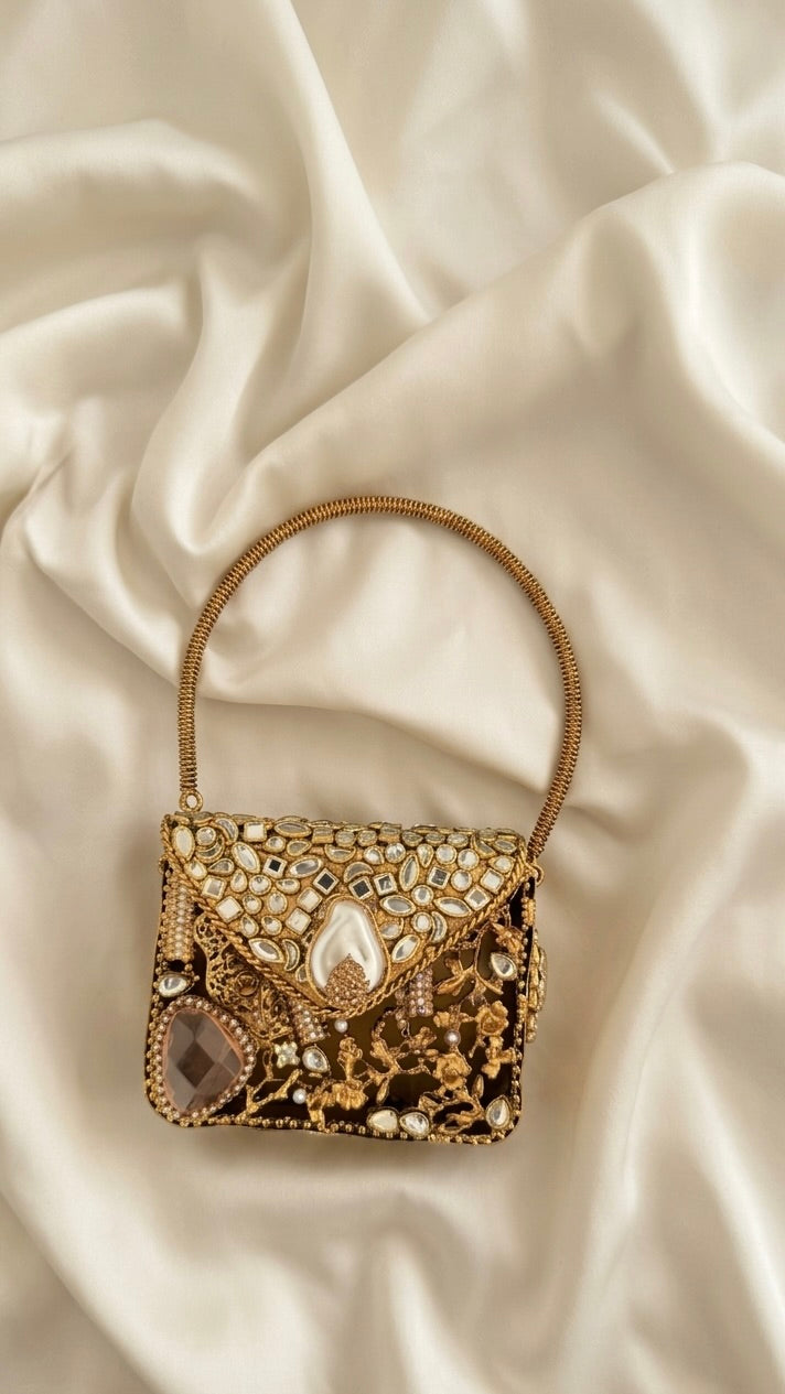 Kundan Mini Casting Clutch